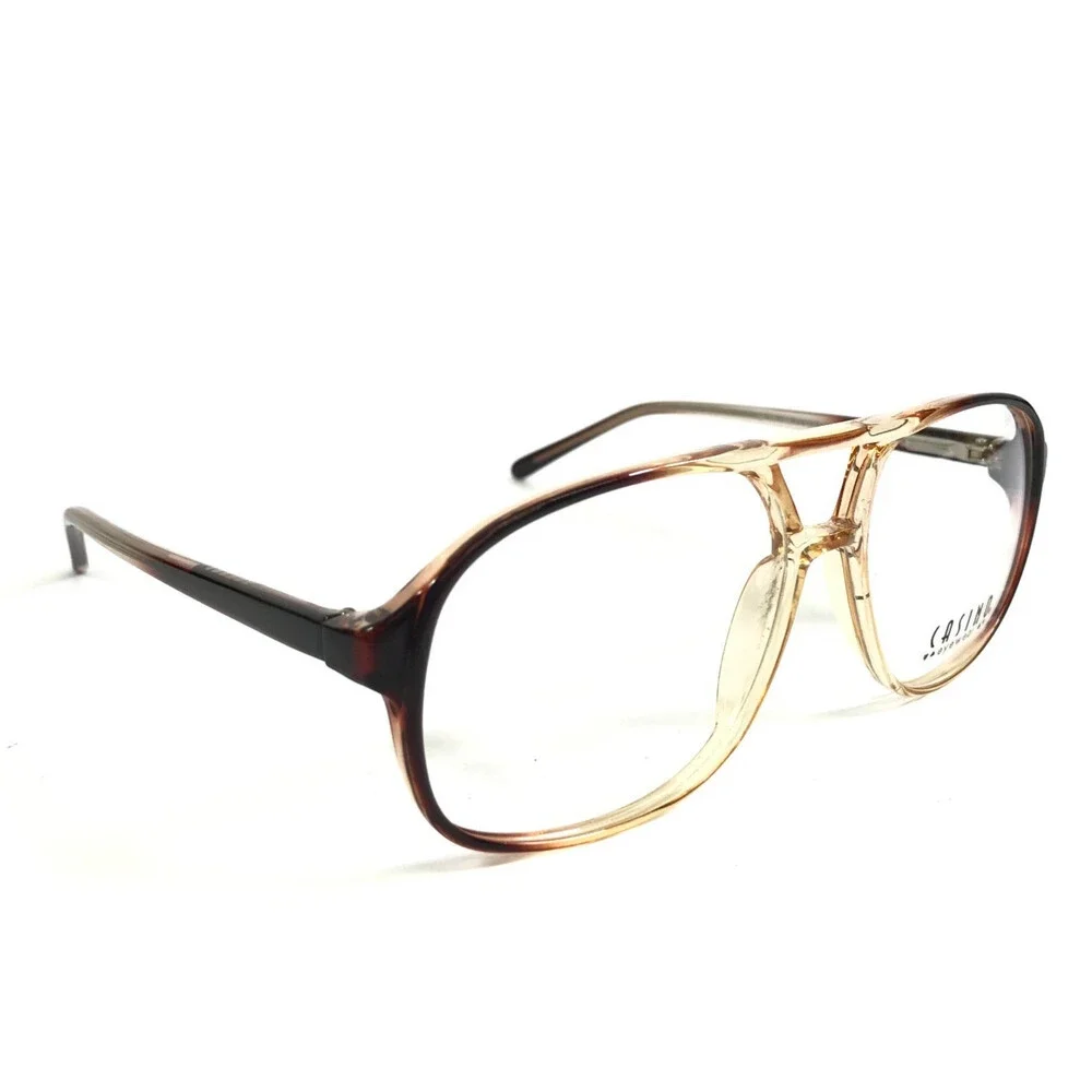Casino Eyewear Eyeglasses Frames WILLIAM COGNAC FADE Aviator Full Rim 56-16-145